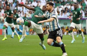En su Debut en Qatar Arabia Saudita le Gana a Argentina 2-1