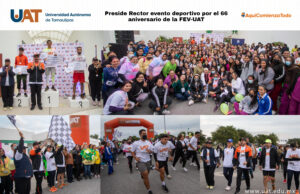 Preside rector convivencia deportiva en la Facultad de Enfermería Victoria