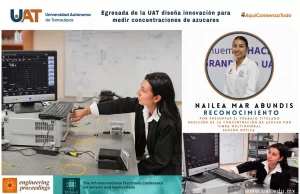 Egresada de la UAT diseña innovación para medir azucares