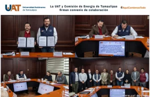 UAT y Comisión de Energía de Tamaulipas firman convenio de colaboración
