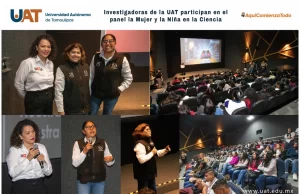 Investigadoras de la UAT participan en el panel “La mujer y la niña en la ciencia”