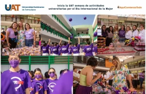 Inicia la UAT actividades por el Día Internacional de la Mujer