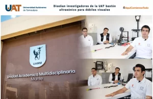 Diseñan investigadores de la UAT bastón ultrasónico para débiles visuales