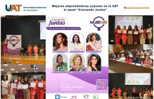 Mujeres emprendedoras exponen en la UAT el panel “Creciendo Juntas”