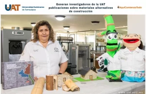 Generan investigadores de la UAT publicaciones sobre materiales alternativos de construcción