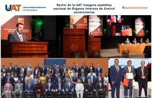 Inaugura rector de la UAT asamblea nacional de órganos internos de control universitarios