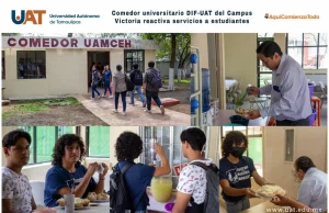 Comedor universitario DIF-UAT reactiva servicios a estudiantes