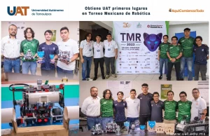 Obtiene la UAT primeros lugares del Torneo Mexicano de Robótica 2023