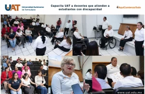 Capacita UAT a sus docentes que atienden a estudiantes con discapacidad