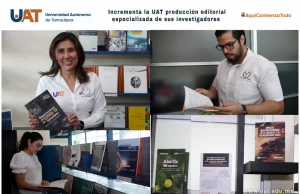 Incrementa la UAT producción editorial especializada de sus investigadores