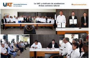 La UAT y su sindicato académico firman contrato colectivo de trabajo