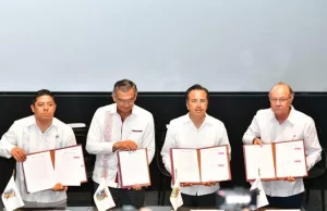 Tamaulipas, San Luis Potosí, Veracruz y Nuevo León firman convenio en materia de seguridad