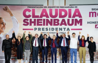 Claudia Sheinbaum presentó a su equipo de coordinación de precampaña a la presidencia