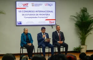 Rector de la UAT inaugura congreso especializado en estudios de frontera
