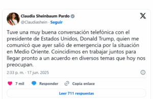 Claudia Sheinbaum y Donald Trump sostienen diálogo telefónico; buscan acuerdos en temas clave