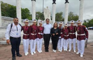 Obtiene la UAT segundo lugar nacional en competencia de escoltas y bandas de guerra