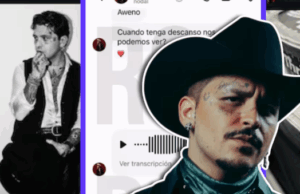 Christian Nodal en medio de rumores de infidelidad durante su relación con Belinda