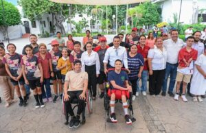 Dan Lalo y Lucy apoyo a atletas de deporte adaptado.