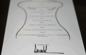 Publican carta de contenido sexual dirigida a Jeffrey Epstein y supuestamente firmada por Donald Trump