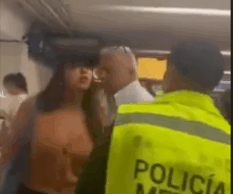 Surge “Lady Metro” en CDMX: mujer agrede a policía en Línea 2 del Metro