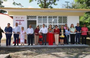 Entrega alcalde aula especial a jardín de niños Beatriz Ordóñez Acuña.