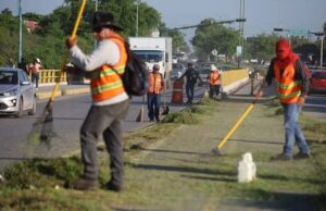 Trabaja gobierno en mejoramiento de imagen urbana de la Capital.