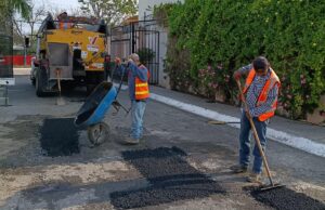 Plan Emergente de Bacheo supera los 15 mil m2 de asfalto rehabilitado en Victoria.