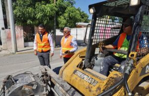 Bachea y recupera Municipio movilidad de calle 19 Mier y Terán.