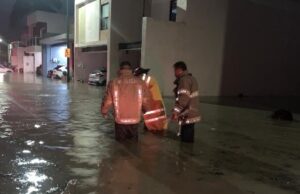 Atiende Protección Civil afectaciones por intensa lluvia.
