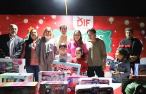 Posada navideña lleva alegría a más de 460 niñas y niños de la colonia Esfuerzo Popular.