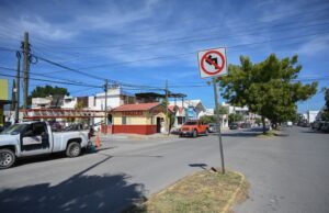 Anuncia SEDUMA cambio de sentido vial en calle Sierra Vista del Fracc. Villarreal.
