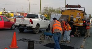 Lleva Municipio programa de bacheo a toda la ciudad.