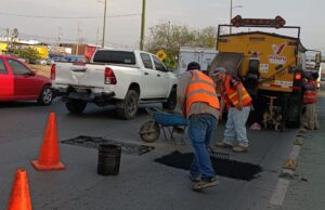 Lleva Municipio programa de bacheo a toda la ciudad.