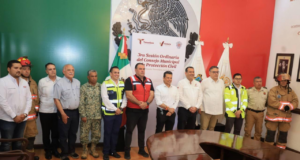 Preside alcalde Lalo Gattás Consejo de Protección Civil para reforzar estrategias por intensas lluvias.
