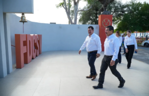 Rector de la UAT supervisa avances de obras de remodelación en la Facultad de Derecho Victoria